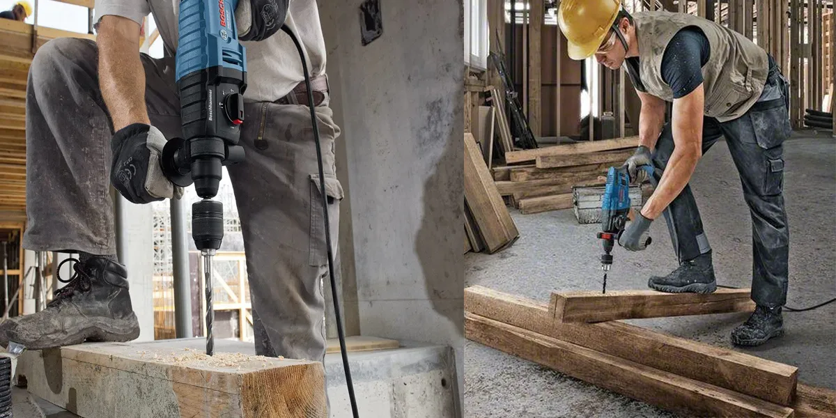 Bosch GBH 220 khoan trên mọi chất liệu hiệu quả