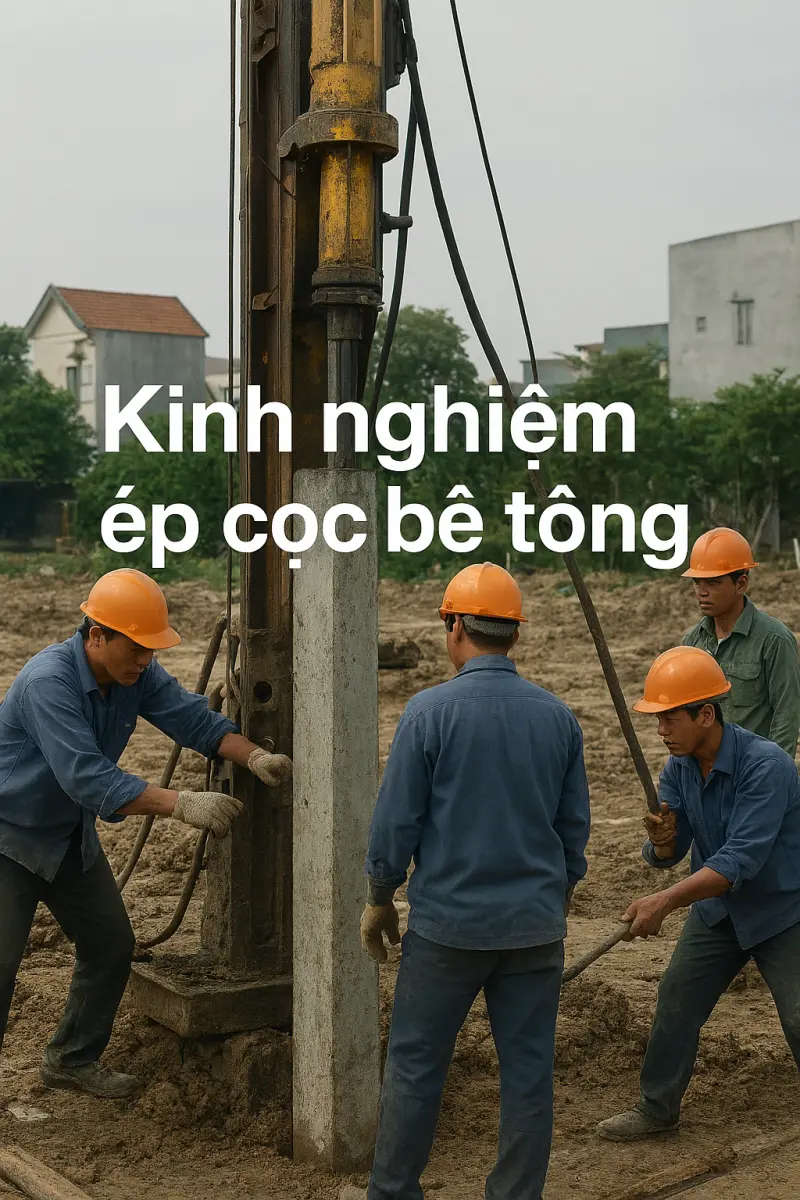 Ép Neo Cọc Bê Tông: Hướng Dẫn Chi Tiết Từ A-Z