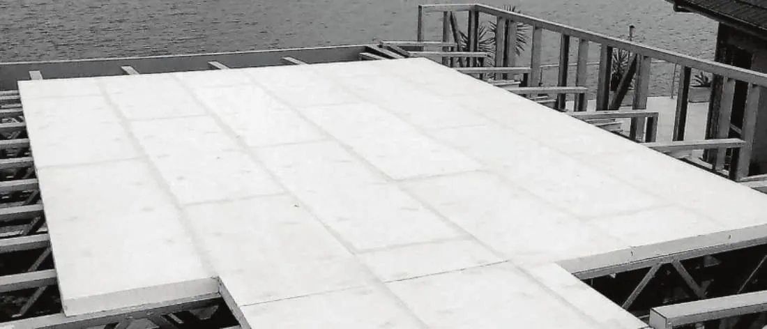 Mái bằng bê tông cốt thép lắp ghép từ các cấu kiện đúc sẵn