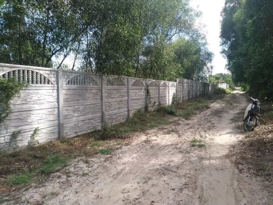 Tường rào bê tông kiểu xoắn