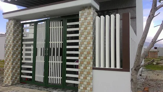 Mẫu tường rào cho nhà nhỏ