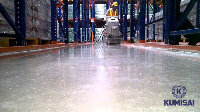 Máy chà nhám bê tông với hệ thống hút bụi an toàn