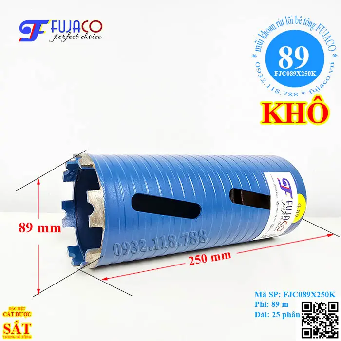 Mũi Khoan Rút Lõi Bê Tông Phi 90: Lựa Chọn Tối Ưu Cho Mọi Công Trình