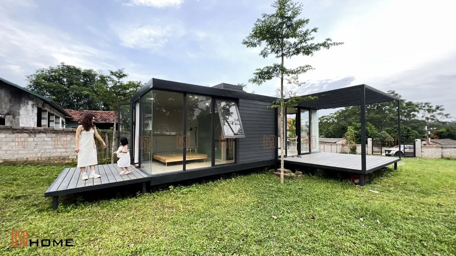 Cấu tạo nhà lắp ghép bê tông nhẹ