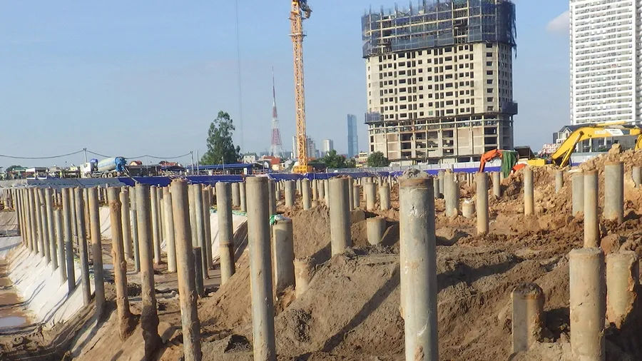 Hoàn thành và nghiệm thu quá trình ép cọc bê tông