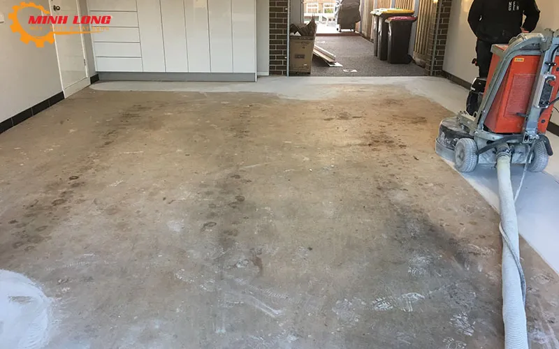 Minh họa sàn bê tông mài nhám với nhiều lợi ích thiết thực cho không gian sống và làm việc
