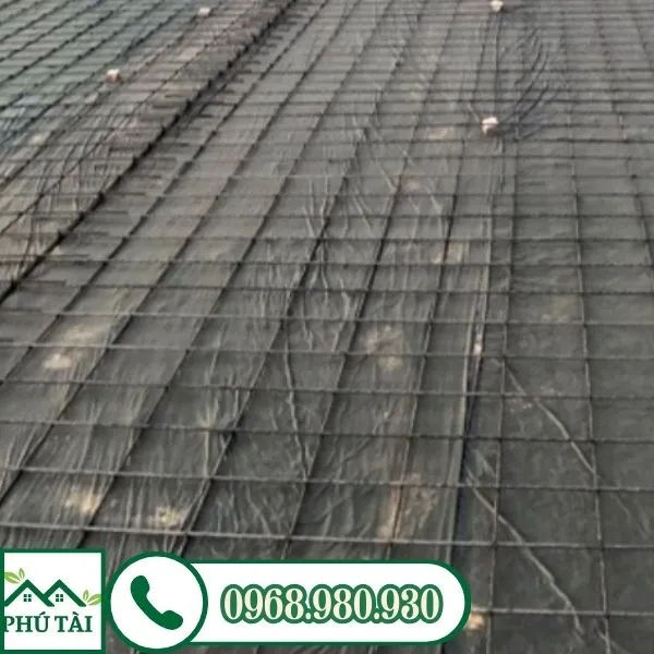 Sử dụng nilon trải sàn trong công tác đổ bê tông