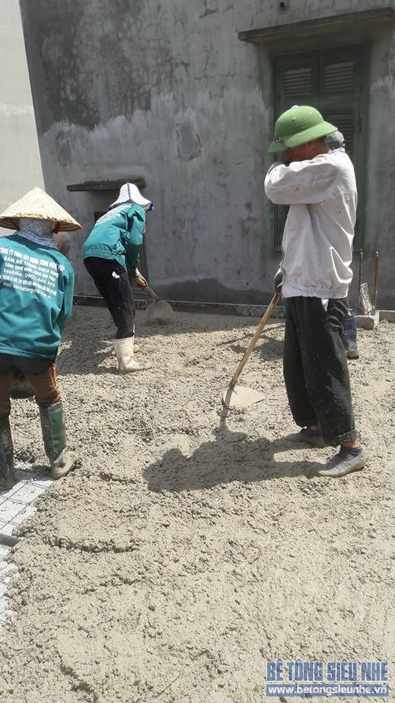 Làm trần bê tông nhẹ Xuân Mai nhanh chóng, giá rẻ
