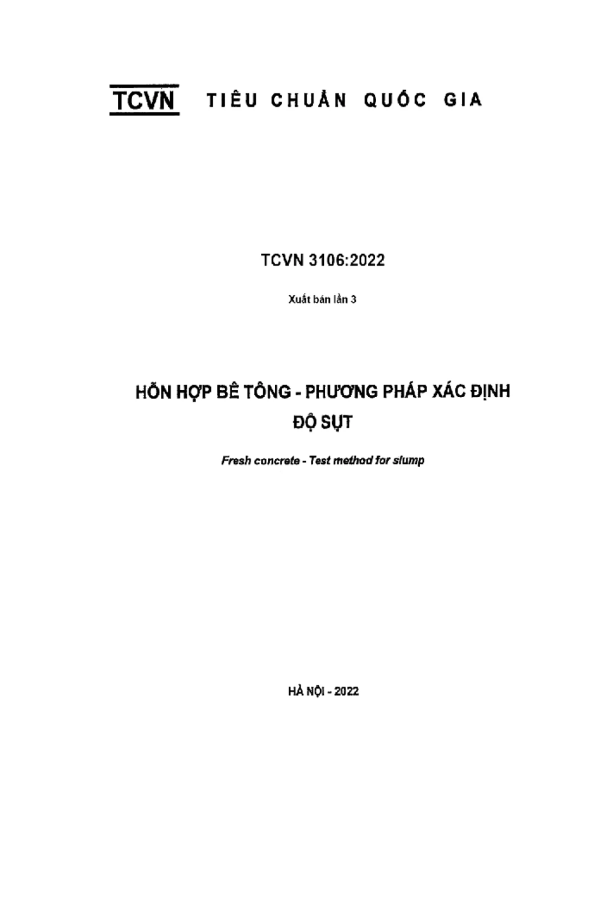 Hướng Dẫn Chi Tiết: Đo Độ Sụt Bê Tông Chuẩn Xác Theo TCVN 3106:2022