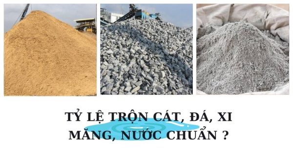 Tỷ Lệ Cát, Đá, Xi Măng, Nước Chuẩn Cho 1 Khối Bê Tông & Chi Phí Chi Tiết