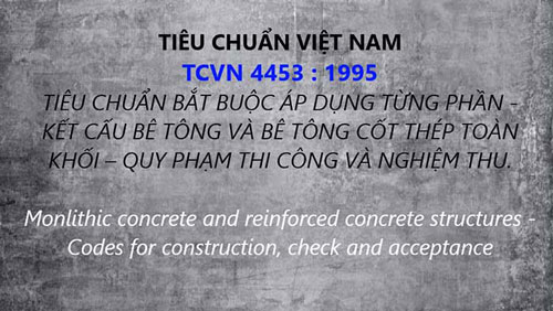 Tiêu Chuẩn Nghiệm Thu Bê Tông Cốt Thép TCVN 4453:1995: Hướng Dẫn Chi Tiết
