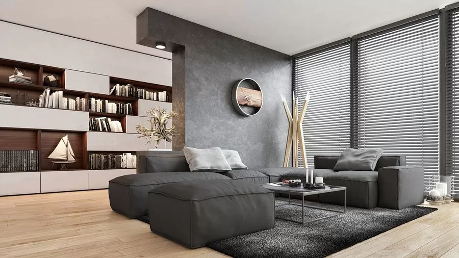 Vách Ngăn Phòng Khách Và Bếp Bằng Bê Tông: Giải Pháp Tối Ưu Cho Không Gian Hiện Đại