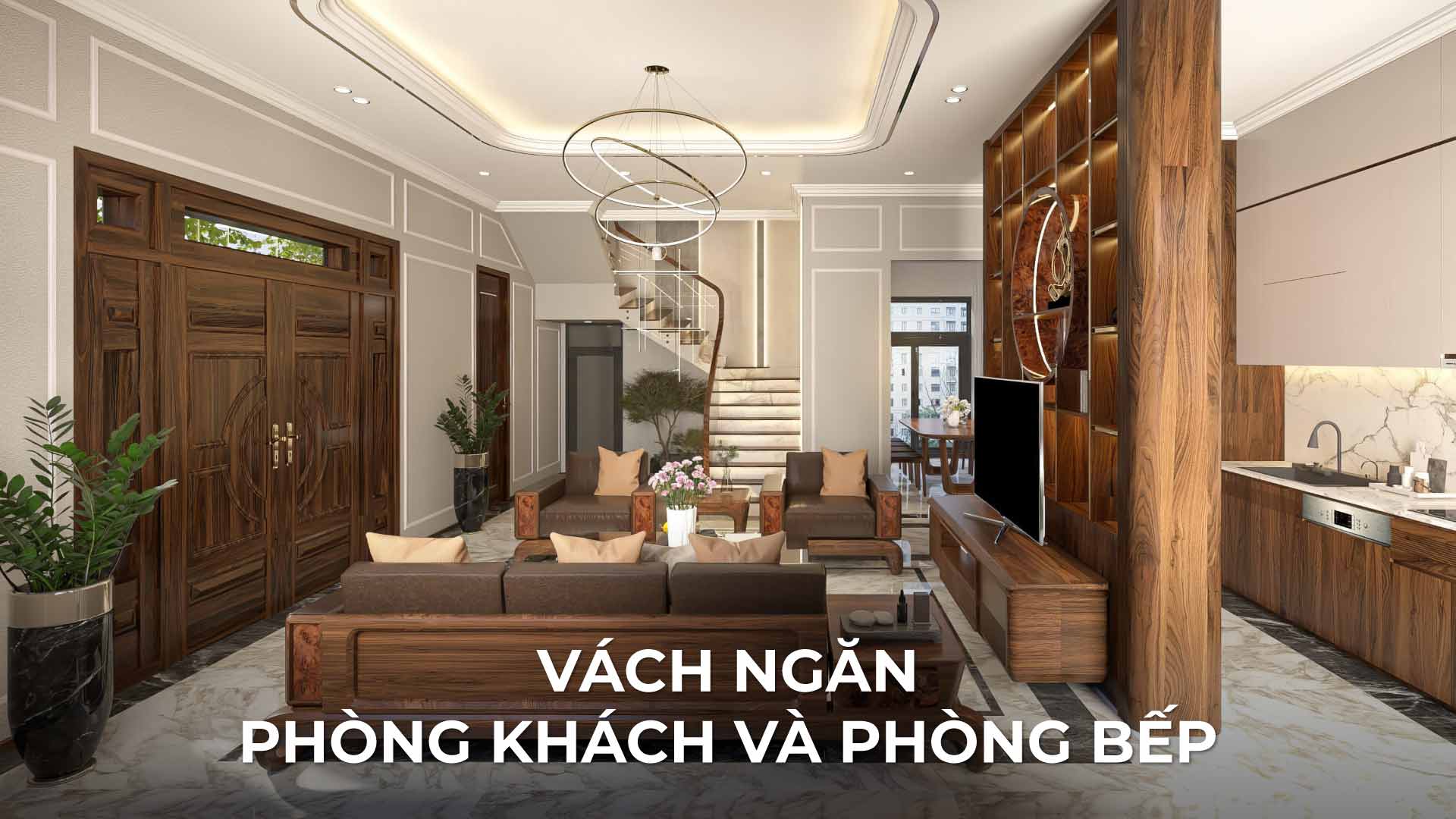 Vách Ngăn Phòng Khách Và Bếp Bằng Bê Tông: Giải Pháp Tối Ưu Cho Không Gian Hiện Đại