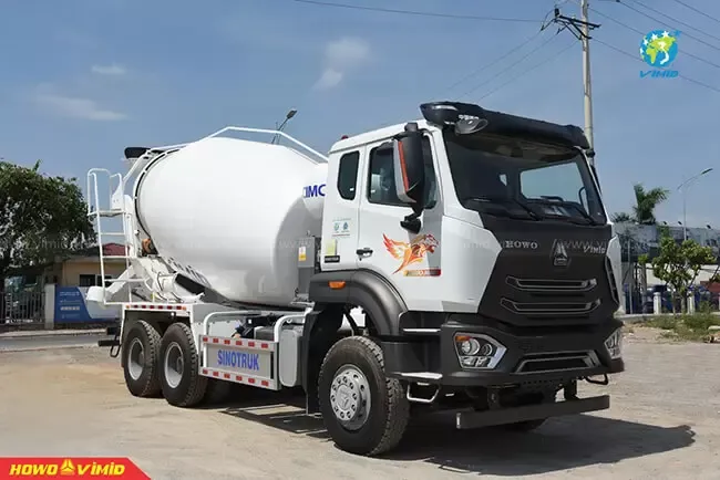 Xe trộn bê tông Howo Man VX 350 dung tích 10 khối