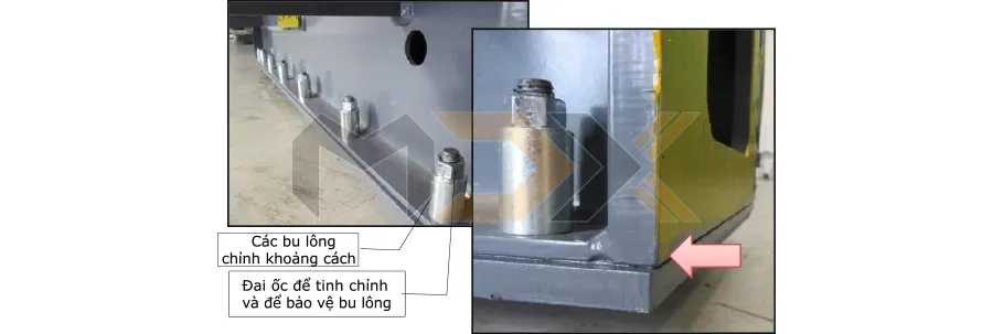 Lắp đặt tấm bàn là mới trong bảo dưỡng máy trải nhựa