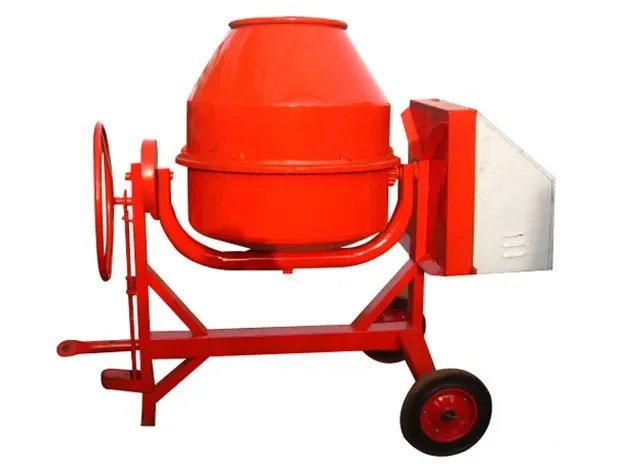 Máy trộn bê tông 380L thương hiệu Đại Lợi với khung thép chắc chắn