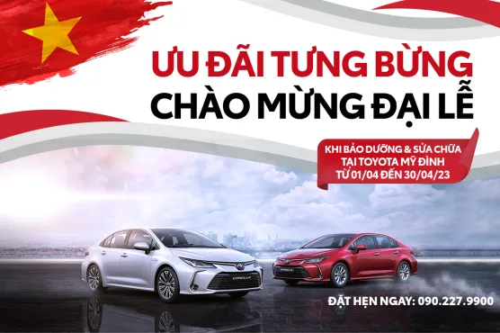 Chương trình khuyến mãi tại trung tâm bảo dưỡng xe toyota năm 2026