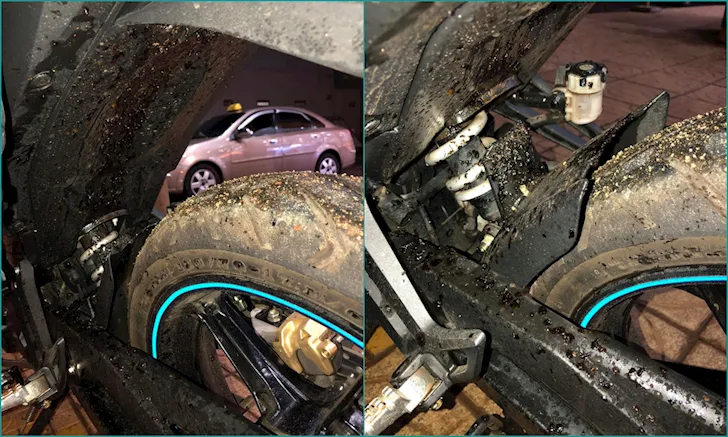 Cách xử lý khi nhựa đường bám lên xe