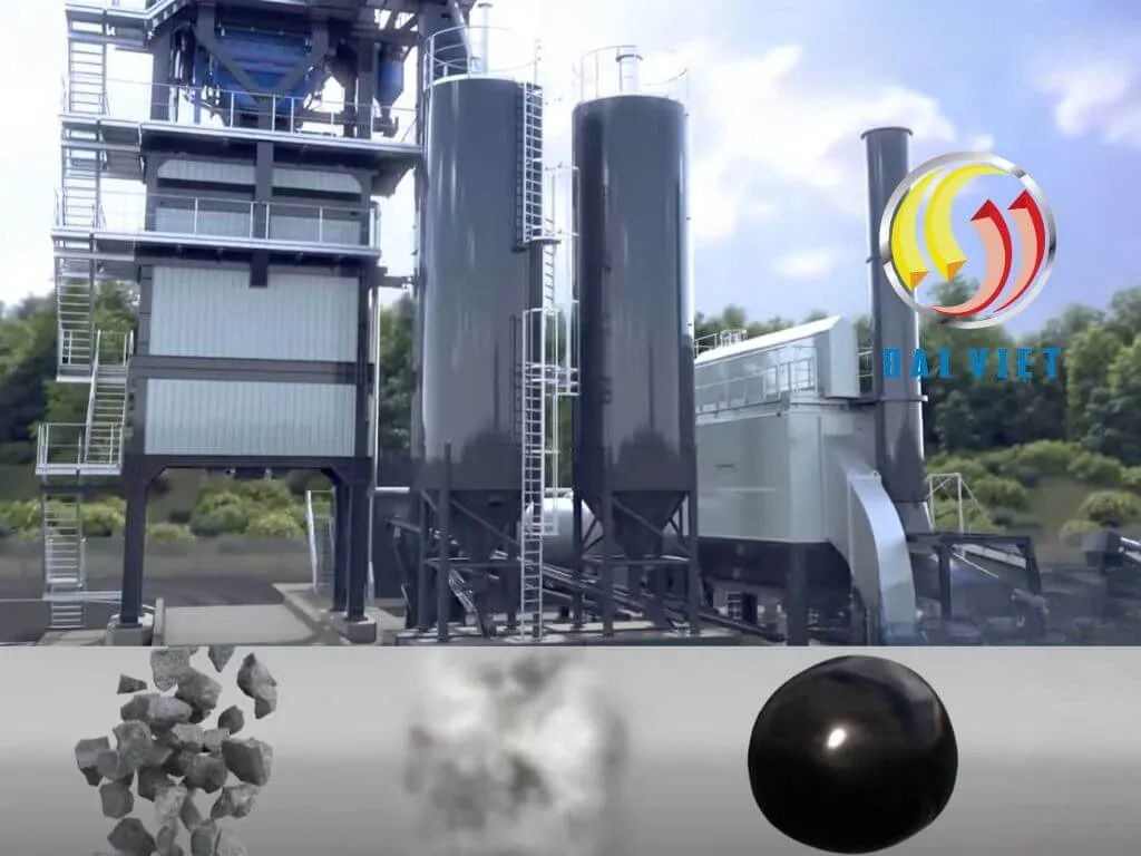 Trạm trộn bê tông nhựa nóng là gì?