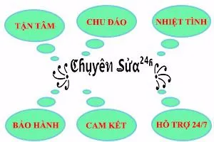 Kỹ thuật viên đang tiến hành kiểm tra và sửa máy in màu