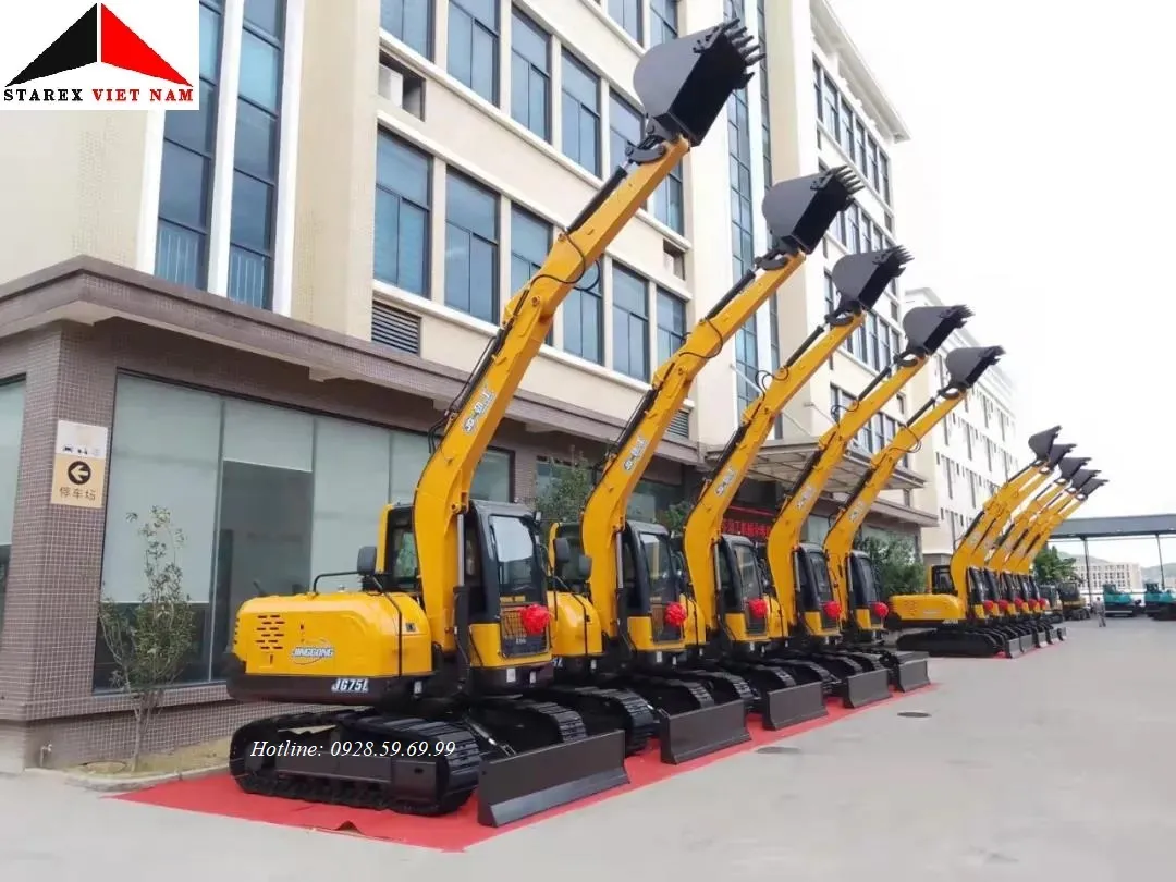 Kiểm tra an toàn kỹ thuật trước khi đóng lệ phí đăng ký máy xúc