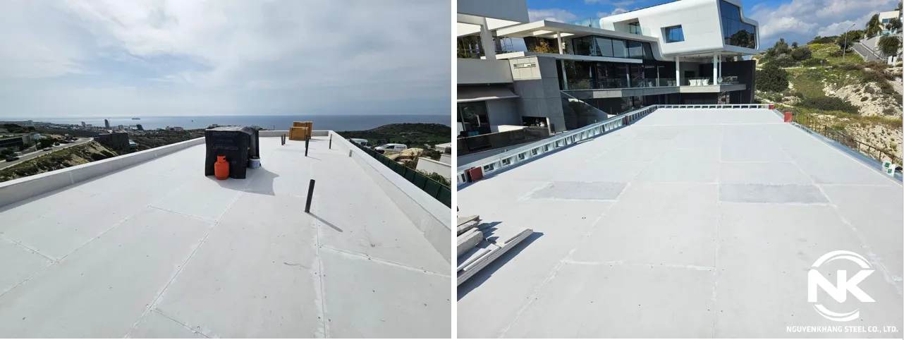 Tấm xi măng lót sàn ngoài trời chịu nước