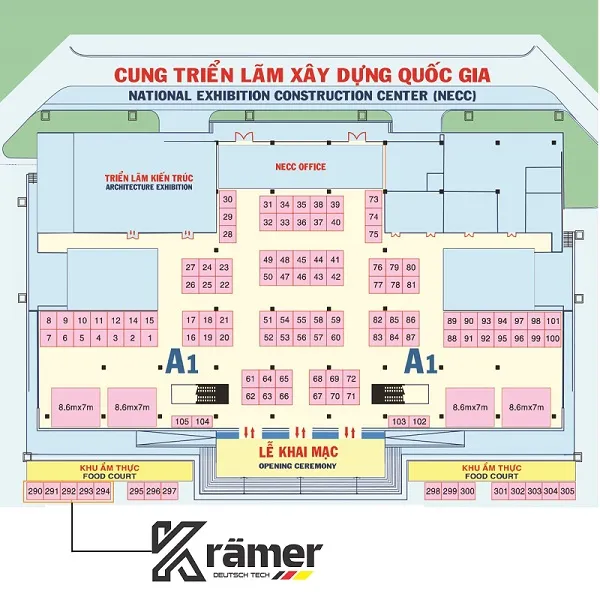 Mô hình nhà thông minh SANY tích hợp Kramer thiết bị vệ sinh