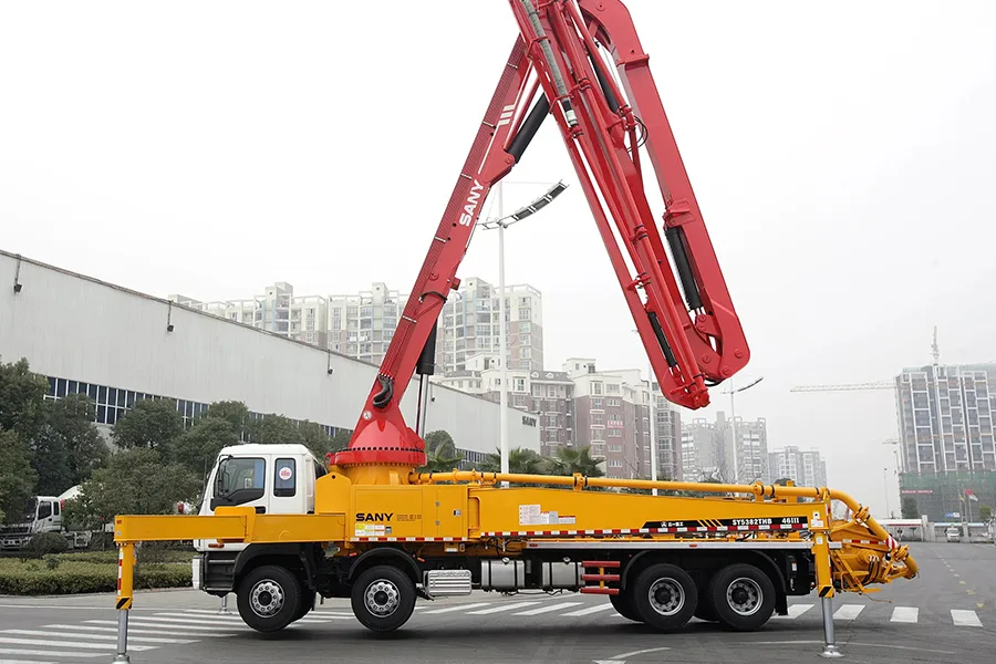 Xe bơm cần Sany 43m cho công trình lớn